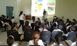 Visita dos alunos do SESI
