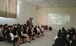 Visita dos alunos do SESI