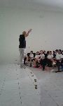 Visita dos alunos do SESI