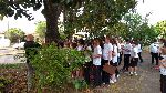 Visita dos alunos do SESI