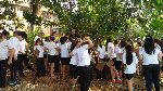 Visita dos alunos do SESI