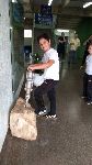 Visita dos alunos do SESI