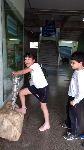Visita dos alunos do SESI