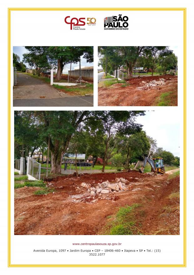 Reforma do muro da escola