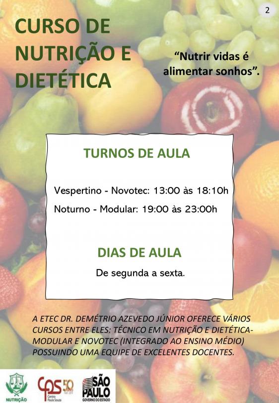 Revista do Curso Técnico em Nutrição - Maio de 2021