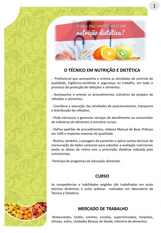 Revista do Curso Técnico em Nutrição - Maio de 2021