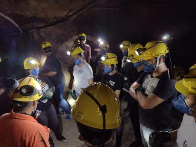 Alunos de Mineração visitam mina subterrânea em Campo Largo, no Paraná