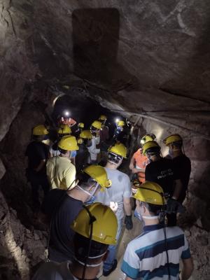 Alunos de Mineração visitam mina subterrânea em Campo Largo, no Paraná