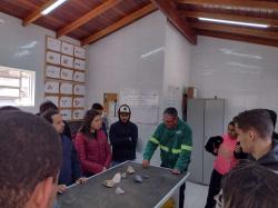Alunos visitaram a Mineração Fronteira