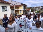Participação da Etec Itapeva no desfile de aniversário de Itapeva