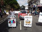 Participação da Etec Itapeva no desfile de aniversário de Itapeva