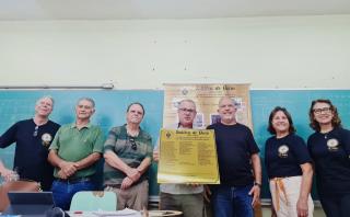 Alunos egressos da primeira turma visitam a ETEC 50 anos após a formatura
