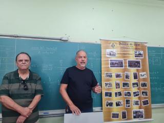 Alunos egressos da primeira turma visitam a ETEC 50 anos após a formatura