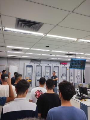 Eletrotécnica em visita técnica em Furnas