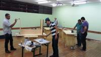 Fabricação das Mesas da nova Sala de Coordenação
