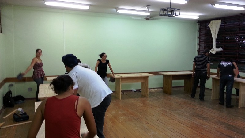 Fabricação das Mesas da nova Sala de Coordenação