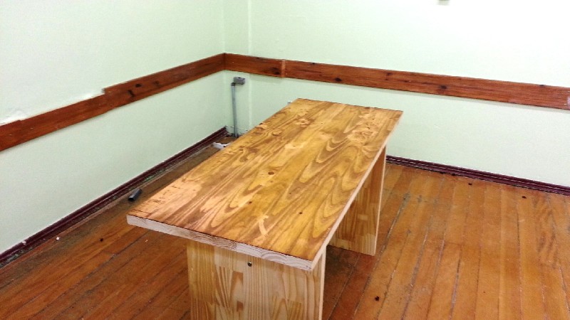 Fabricação das Mesas da nova Sala de Coordenação