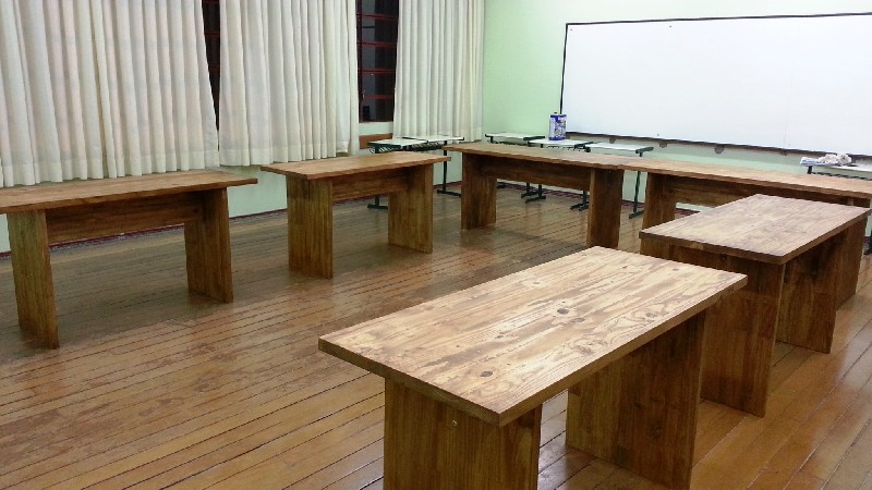 Fabricação das Mesas da nova Sala de Coordenação