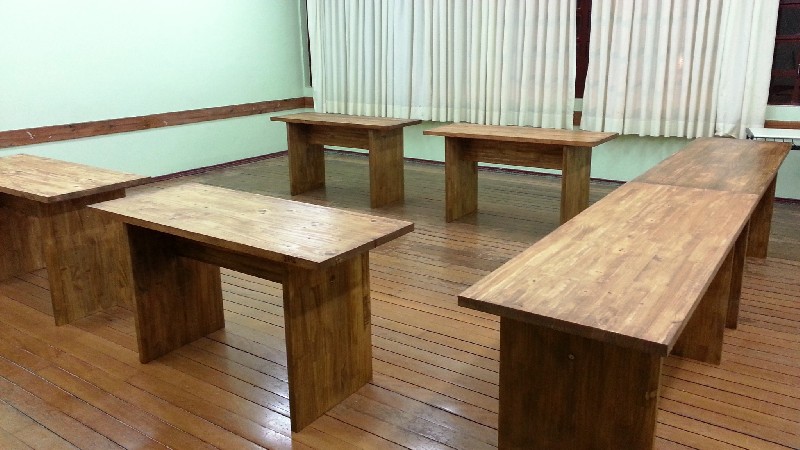 Fabricação das Mesas da nova Sala de Coordenação